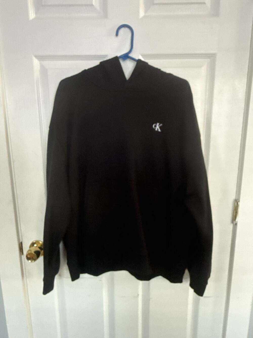 Calvin Klein Black Logo Hoodie Size L/G